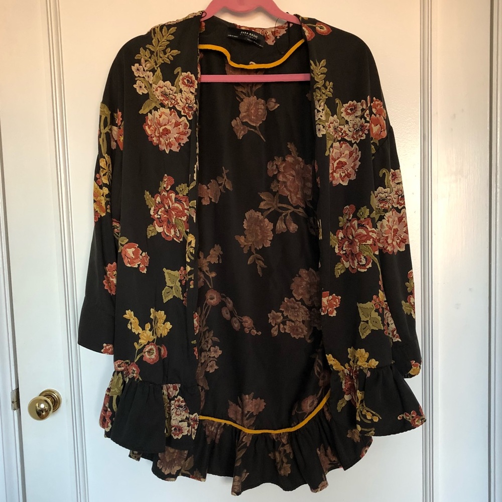 Zara Basic Outerwear with bell-shaped sleeves